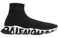 Balenciaga Speed Graffiti Trainer Black White